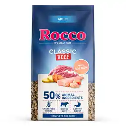 Zooplus Rocco Adult Rundvlees met Zalm - Dubbelpak 2 x 10 kg aanbieding
