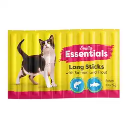 Zooplus Smilla Essentiële Sticks - Zalm en forel (10 x 5g) aanbieding