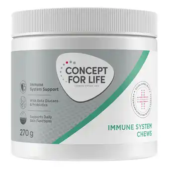 Zooplus 270g Immune System Support Supplements Chews - Concept for Life aanvullende voeding voor honden aanbieding