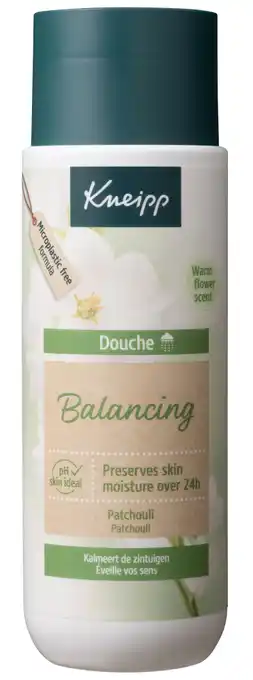 De Online Drogist Kneipp Douche Balancing Patchouli Warm Flower Scent aanbieding