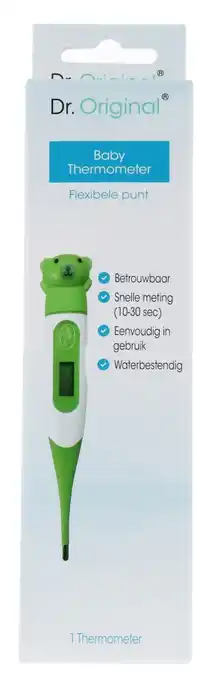 De Online Drogist Dr. Original Baby Thermometer Flexibele Punt aanbieding