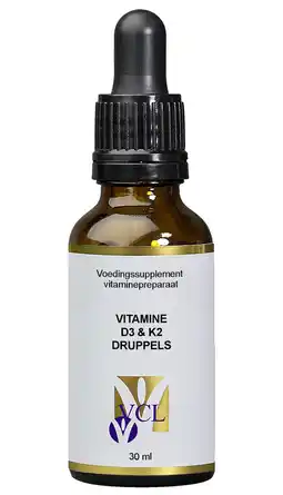 De Online Drogist Vital Cell Life Vitamine D3 & K2 Druppels aanbieding