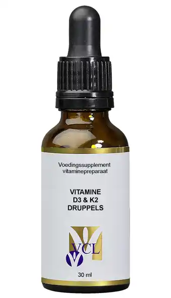 De Online Drogist Vital Cell Life Vitamine D3 & K2 Druppels aanbieding