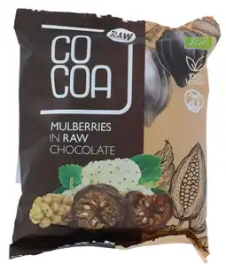 De Online Drogist Cocoa Chocolade Moerbeien aanbieding