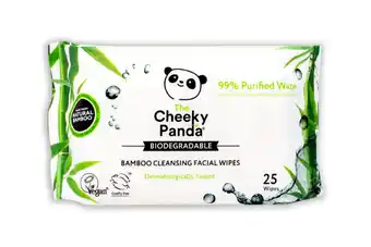 De Online Drogist The Cheeky Panda Bamboo Cleansing Facial Wipes aanbieding