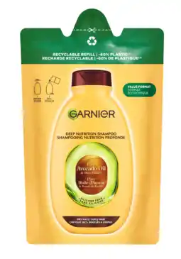 De Online Drogist Garnier Deep Nutrtition Shampoo Avocado Oil Dry Wavy Curly Hair aanbieding