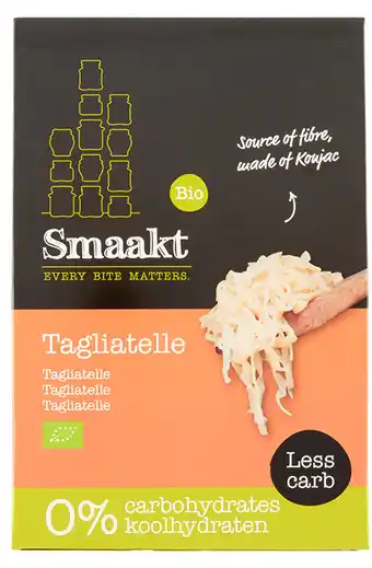 De Online Drogist Smaakt Tagliatelle 0% Koolhydraten Bio aanbieding