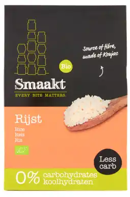 De Online Drogist Smaakt Rijst 0% Koolhydraten Bio aanbieding