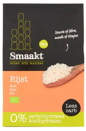 De Online Drogist Smaakt Rijst 0% Koolhydraten Bio aanbieding