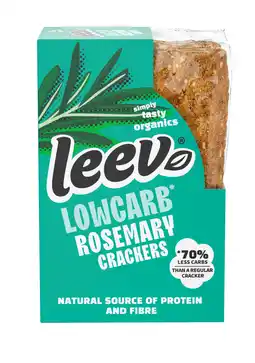 De Online Drogist Leev Rosemary Lowcarb Crackers aanbieding