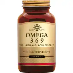 De Online Drogist Solgar Omega 3-6-9 Softgels aanbieding