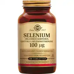 De Online Drogist Solgar Selenium 100 mcg Tabletten aanbieding