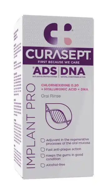 De Online Drogist Curasept ADS DNA Implant Pro Mondspoelmiddel 0.20% CHX aanbieding