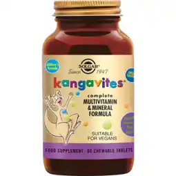 De Online Drogist Solgar Kangavites Bouncing Berry Multivitamine kauwtabletten voor Kinderen aanbieding