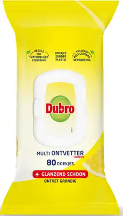 De Online Drogist Dubro Multi Ontvetter Doekjes Citroen aanbieding