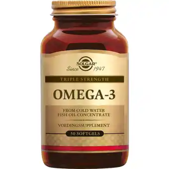 De Online Drogist Solgar Omega-3 (Visolie) Triple Strength Softgels aanbieding