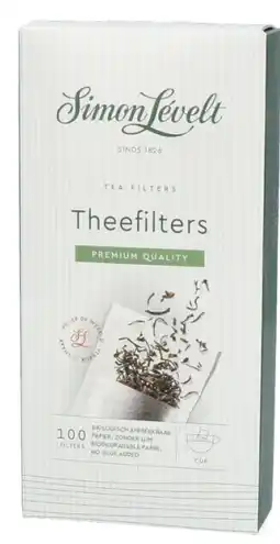De Online Drogist Simon Levelt Premium Quality Theefilters Cup aanbieding