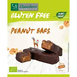 De Online Drogist Damhert Gluten Free Peanut Bars Plant Based aanbieding