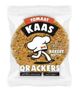 De Online Drogist Qrackers Bakery Wil & Co Kaas & Tomaat aanbieding