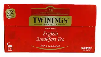 De Online Drogist Twinings English Breakfast Thee aanbieding