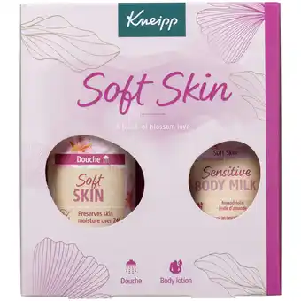 De Online Drogist Kneipp Soft Skin Douche & Body Milk Geschenkset aanbieding