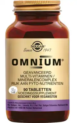 De Online Drogist Solgar Omnium Multivitamine Tabletten aanbieding