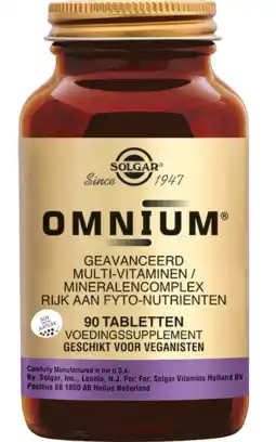 De Online Drogist Solgar Omnium Multivitamine Tabletten aanbieding