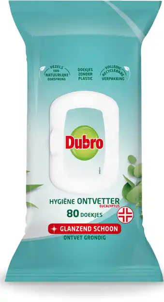 De Online Drogist Dubro Hygiëne Ontvetter Doekjes Eucalyptus aanbieding