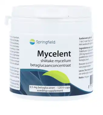 De Online Drogist Springfield Mycelent Capsules aanbieding