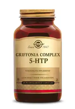 De Online Drogist Solgar Griffonia Complex 5-HTP Capsules aanbieding