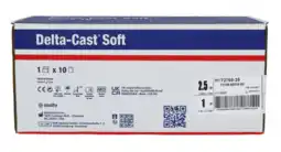 De Online Drogist Delta Cast Soft Blauw Stabilisatie Verband 1.8x2,5 Cm aanbieding