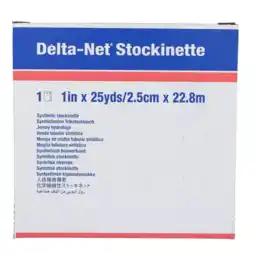 De Online Drogist Delta Net Stock Verband 23mx2,5cm aanbieding