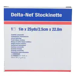 De Online Drogist Delta Net Stock Verband 23mx2,5cm aanbieding