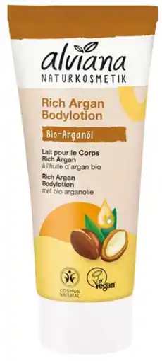 De Online Drogist Alviana Rich Argan Bodylotion aanbieding