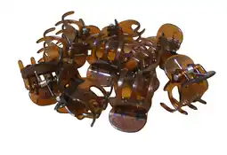 De Online Drogist Hair Mode Mini Haarklemmen Bruin aanbieding