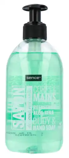 De Online Drogist SenceBeauty Body & Hand Soap Refreshing Aloe Vera aanbieding