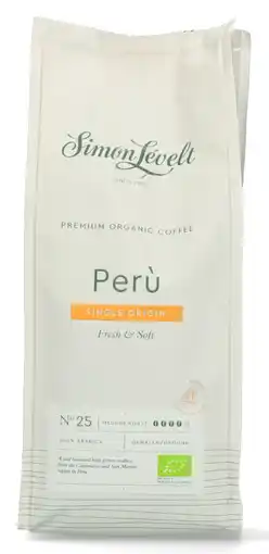 De Online Drogist Simon Levelt Peru Single Origin Fresh & Soft No.25 aanbieding
