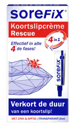 De Online Drogist SoreFix Rescue Koortslipcrème aanbieding