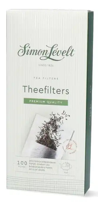 De Online Drogist Simon Levelt Premium Quality Theefilters Pot aanbieding