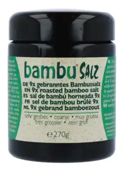 De Online Drogist Bambu Salz Bamboezout Zeer Grof 9x Gebrand aanbieding