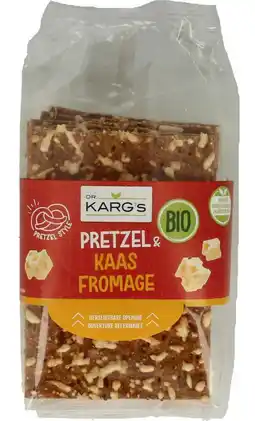 De Online Drogist Dr Karg Pretzel & Kaas Crackers aanbieding