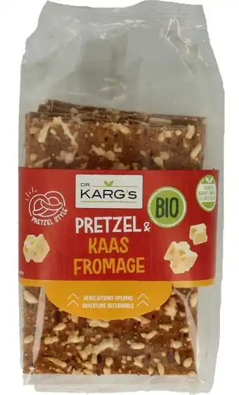 De Online Drogist Dr Karg Pretzel & Kaas Crackers aanbieding