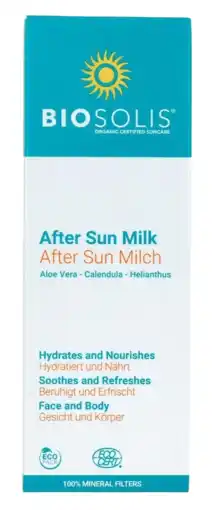 De Online Drogist Biosolis After Sun Milk aanbieding