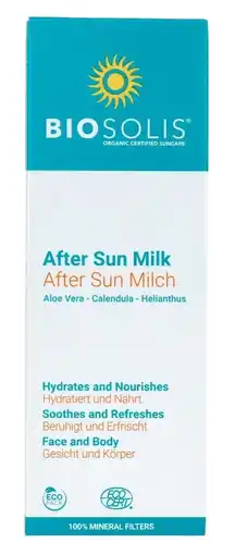 De Online Drogist Biosolis After Sun Milk aanbieding