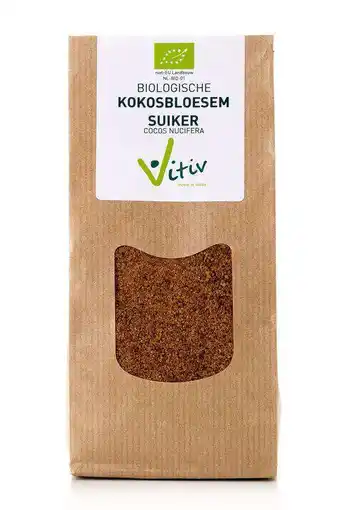 De Online Drogist Vitiv Biologische Kokosbloesemsuiker aanbieding