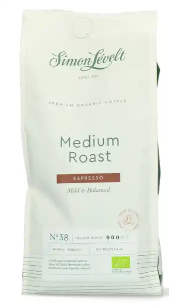 De Online Drogist Simon Levelt Medium Roast Espresso Mild & Balanced No.38 aanbieding