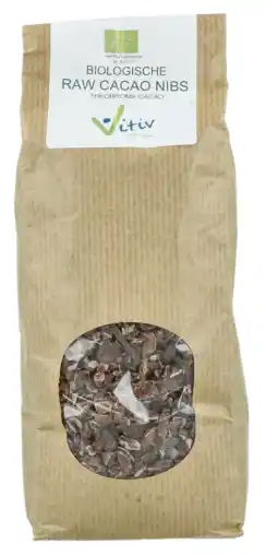 De Online Drogist Vitiv Biologische Cacao Nibs aanbieding