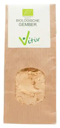 De Online Drogist Vitiv Biologische Gember Poeder aanbieding