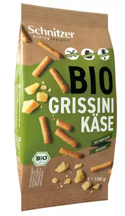 De Online Drogist Schnitzer BIO Grissini Käse aanbieding