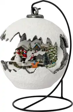 Intratuin Intratuin kerstdorp schaatsbaan 21 x 20 x 22 cm aanbieding